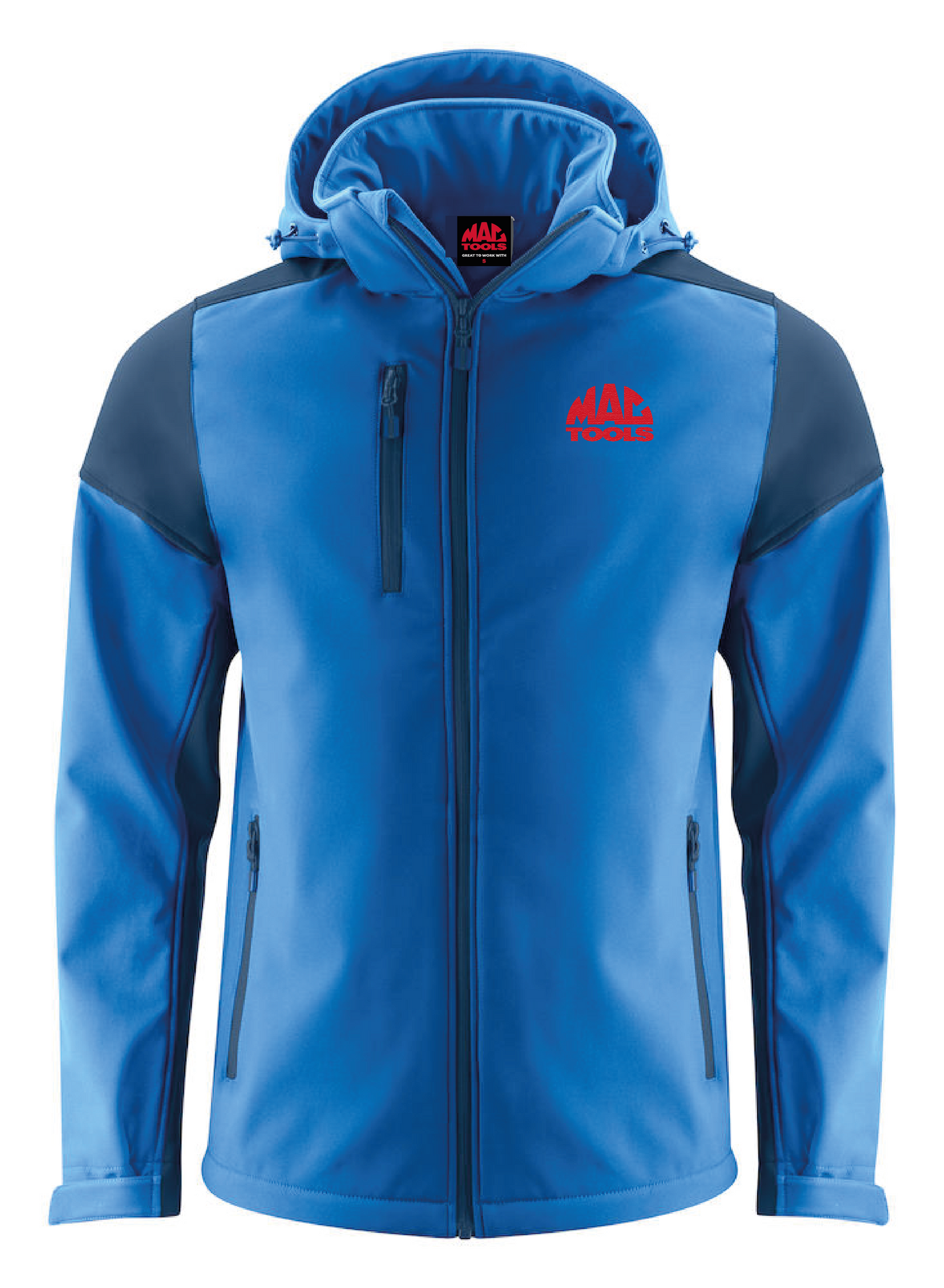 MT Eco Contrast Softshell Mens - Cobalt/Navy - RD