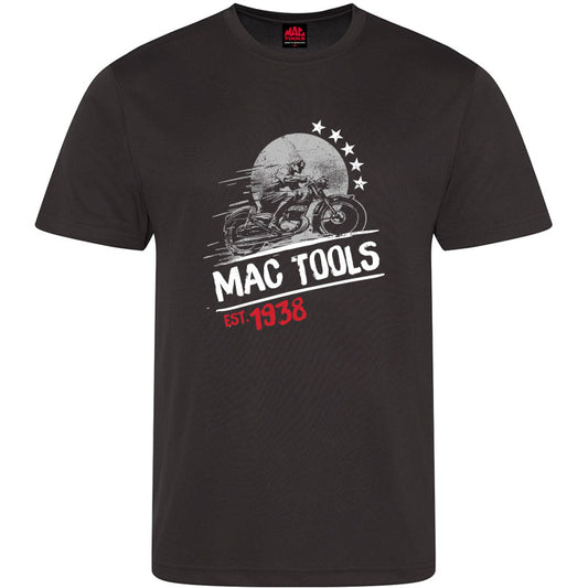 MT Down Tools T Shirt Bike Design - Black