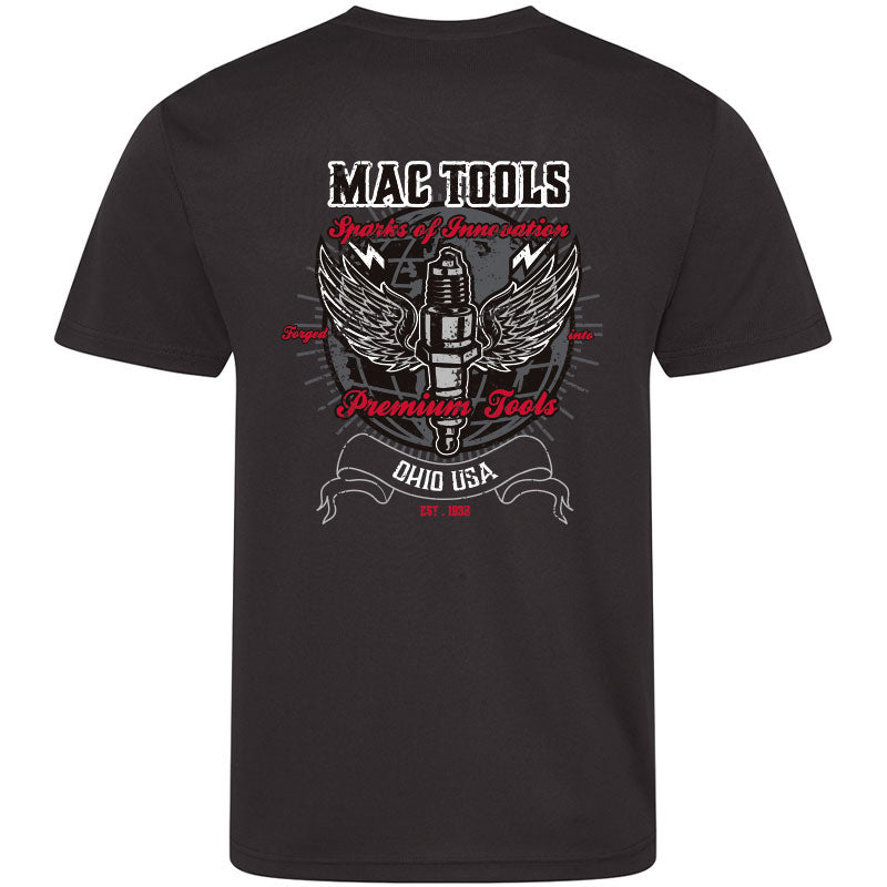 MT Down Tools T Shirt Sparking Innovation Design - Heather black