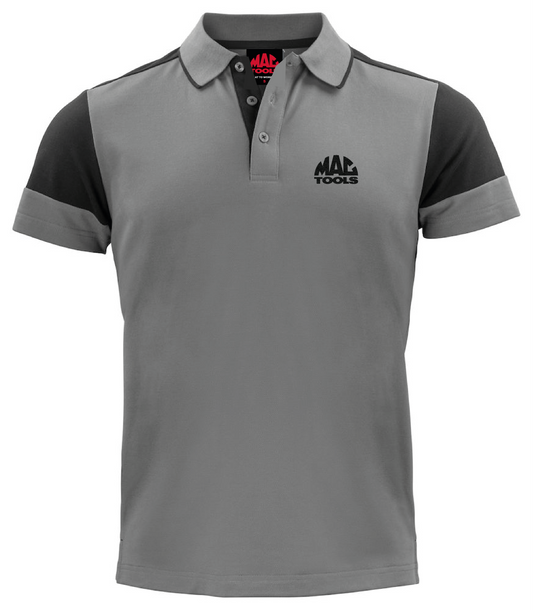 MT Eco Contrast Polo Shirt Mens - Anthracite/Black - BLK