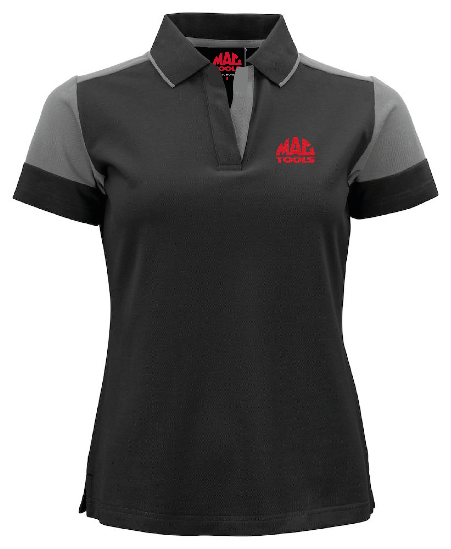 MT Eco Contrast Polo Shirt Ladies - Black/Anthracite - RD