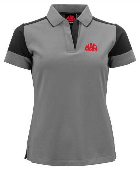 MT Eco Contrast Polo Shirt Ladies - Anthracite/Black - RD