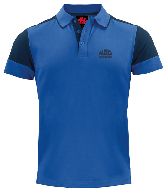 MT Eco Contrast Polo Shirt Mens - Cobalt/Navy - NVY