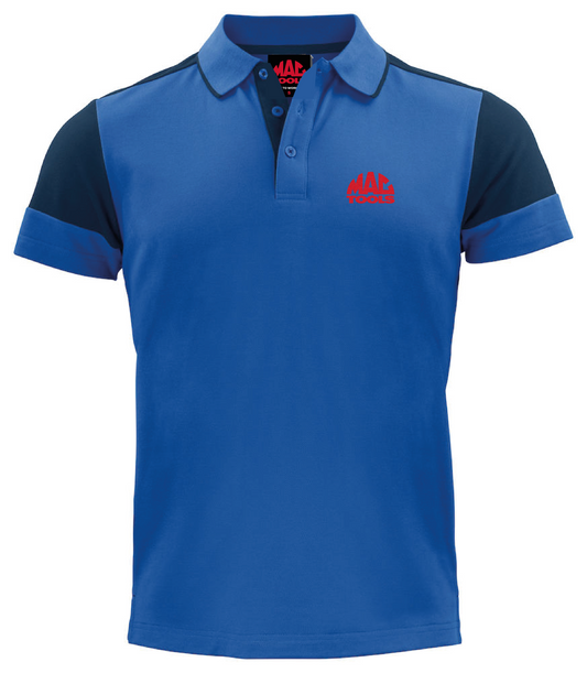 MT Eco Contrast Polo Shirt Mens - Cobalt/Navy - RD