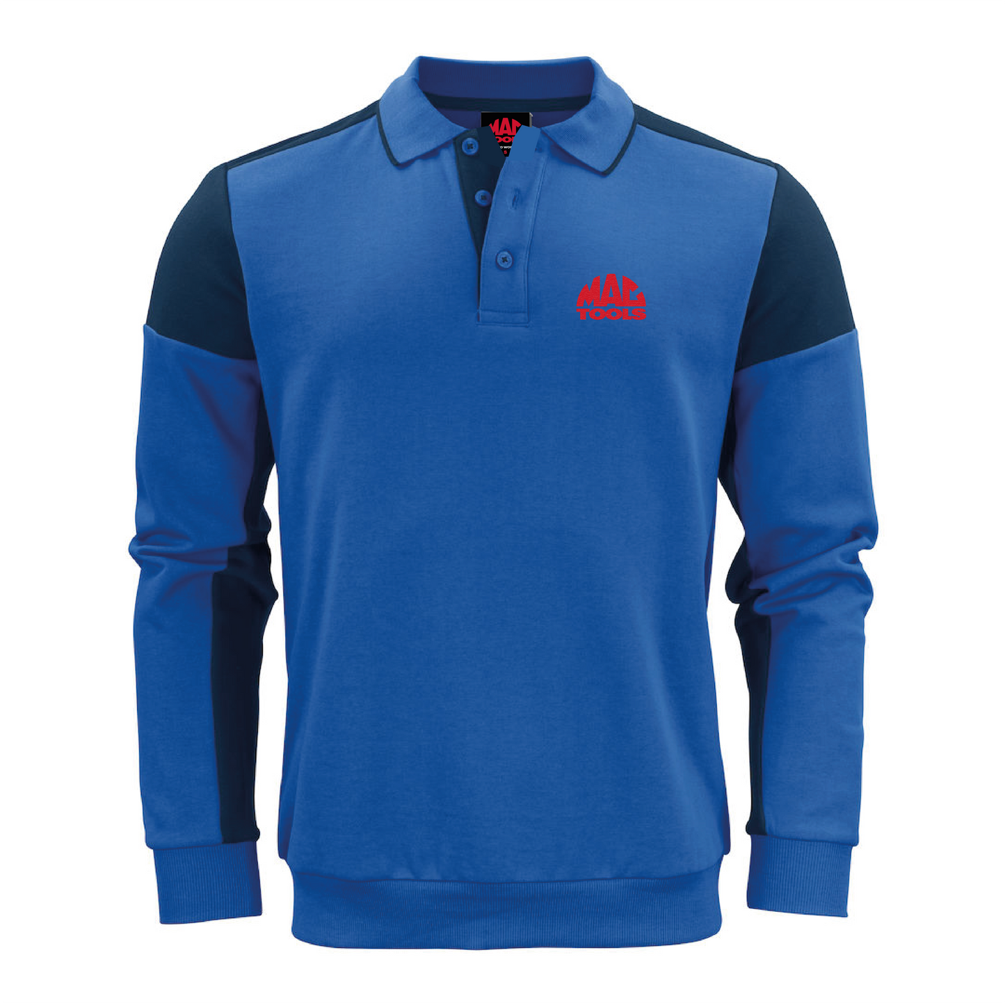 MT Eco Contrast Polo Sweater - Cobalt/Navy - RD