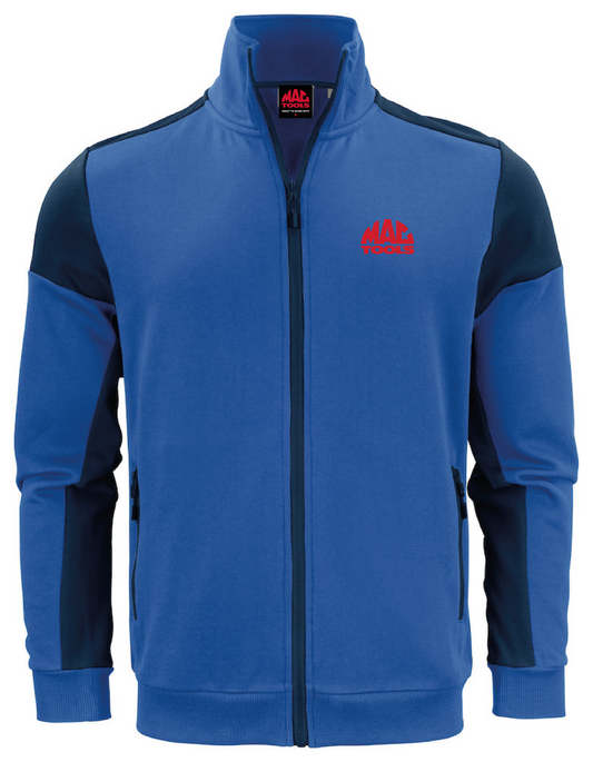 MT Eco Contrast Sweatshirt Jacket Mens - Cobalt/Navy - RD