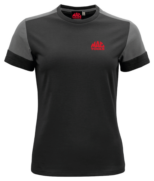 MT Eco Contrast T Shirt Ladies - Black/Anthracite - RD