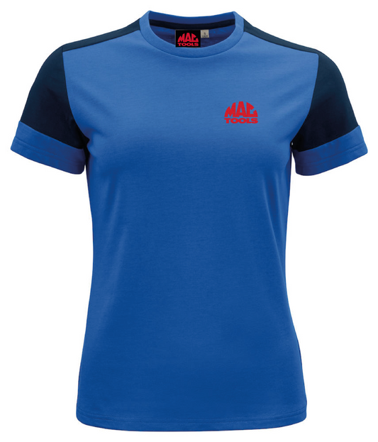 MT Eco Contrast T Shirt Ladies - Cobalt/Navy - RD