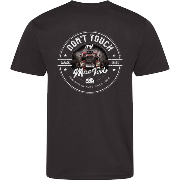 MT Down Tools T-Shirt Car Design - Heather black