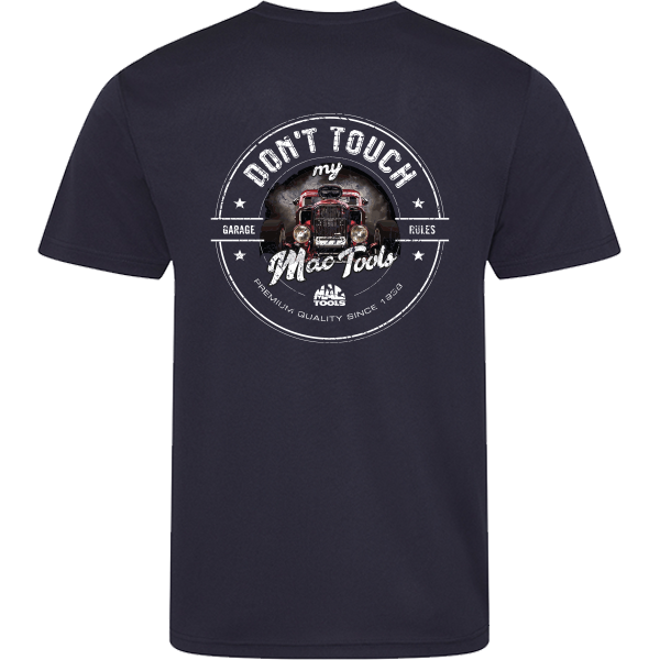 MT Down Tools T-Shirt Car Design - Heather navy