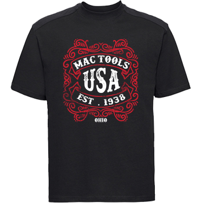 MT Down Tools T-Shirt USA - Black