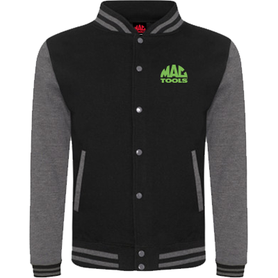 MT Down Tools Varsity Jacket - Black / Grey