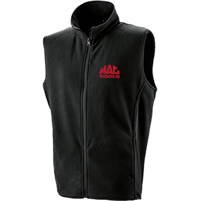 MT Essential Fleece Gilet - Black