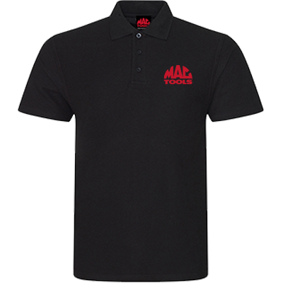 MT Essential Poly/Cotton Polo Shirt - Black