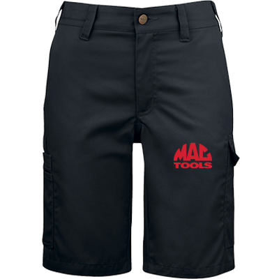 MT Pro Work Wear Shorts Ladies - Black - Red