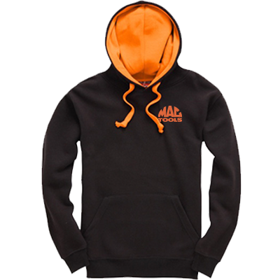 MT Triple Choice Hoodie - Black / Neon Orange