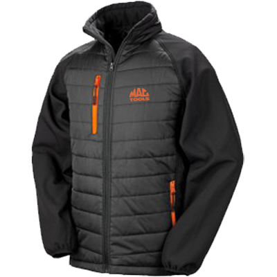 MT Triple Choice Padded Jacket - Black/orange