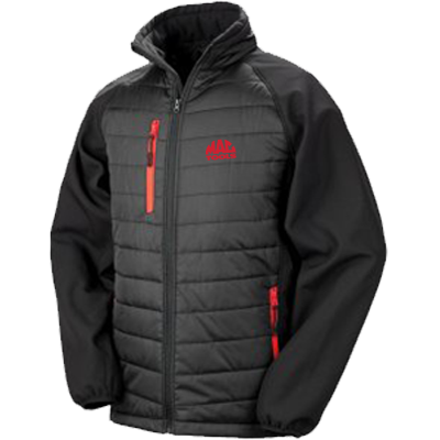 MT Triple Choice Padded Jacket - Black/red