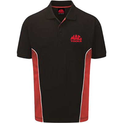 MT Triple Choice Polo Shirt - Black / Red