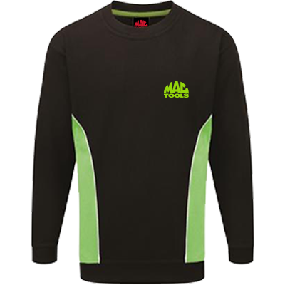 MT Triple Choice Sweatshirt - Black / Lime