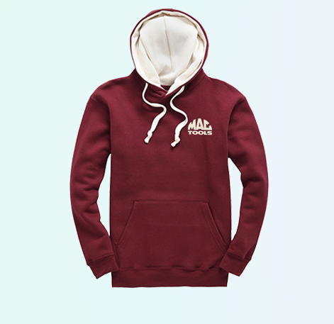 MT Heritage Hoodie - Burgundy / Ecru