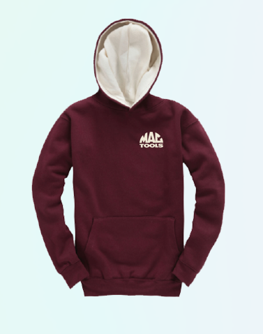 MT Heritage Hoodie Kids - Burgundy / Ecru