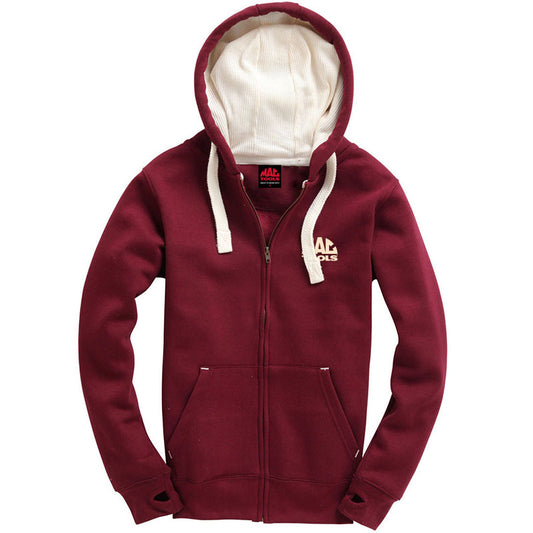 MT Heritage Zip Hoodie - Maroon